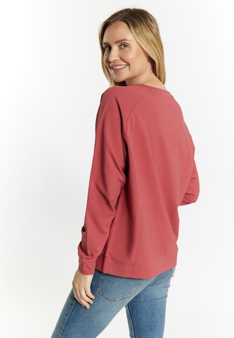 usha BLUE LABELSweater majica 'Fenia' - crvena boja