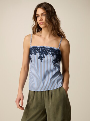 Camicia da donna di oltre in blu