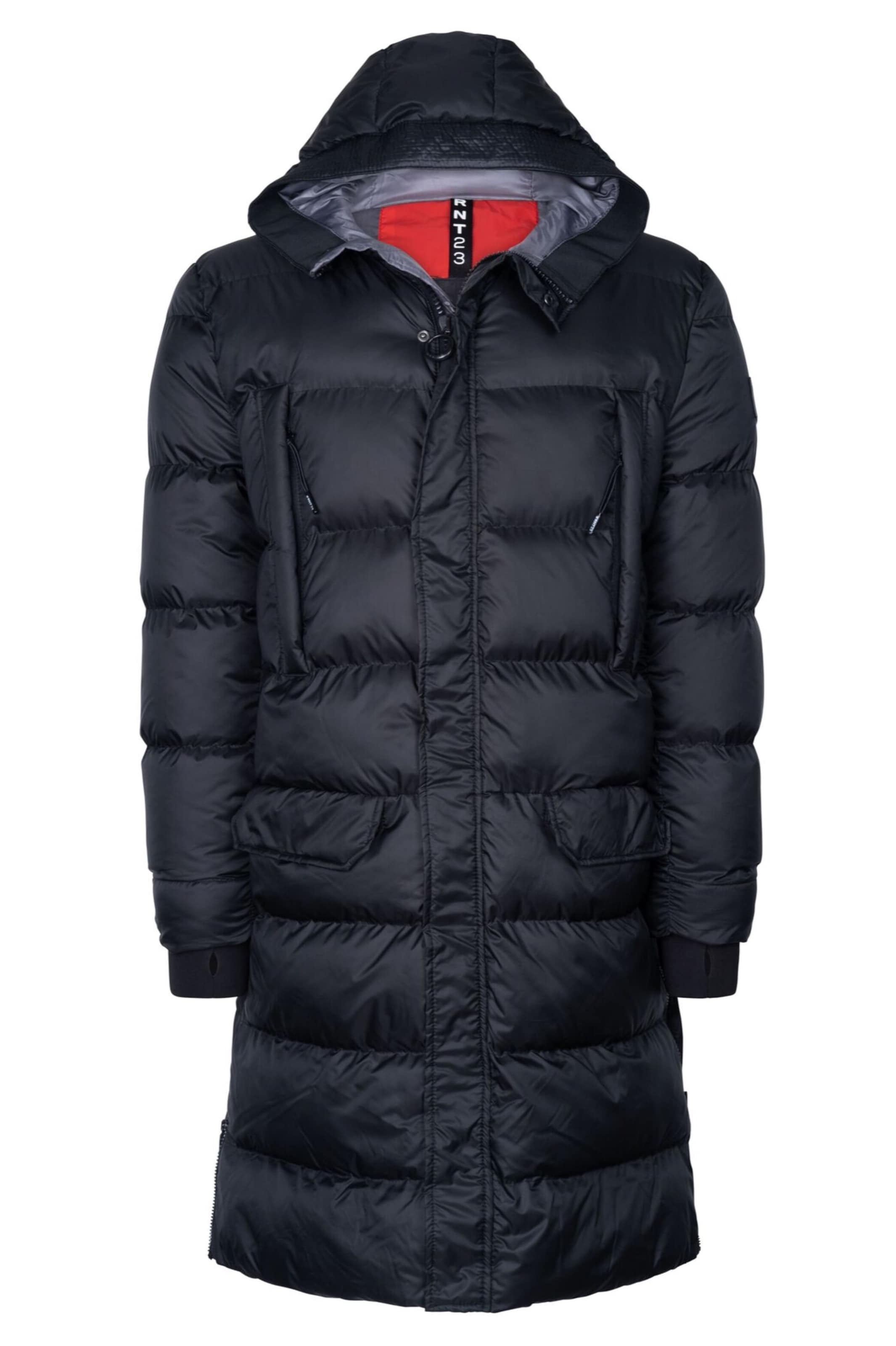 Ron Tomson Mantel in Schwarz: Vorderseite