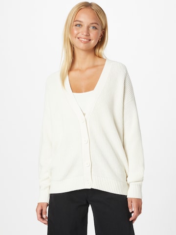 Cardigan HOLLISTER en blanc : devant