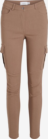 VILA Pantalon cargo en marron, Vue avec produit