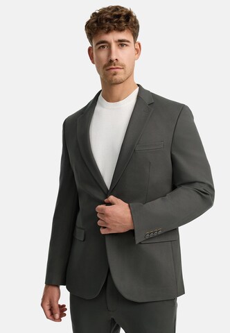 JEFF Regular fit Colbert 'Ezra' in Groen: voorkant