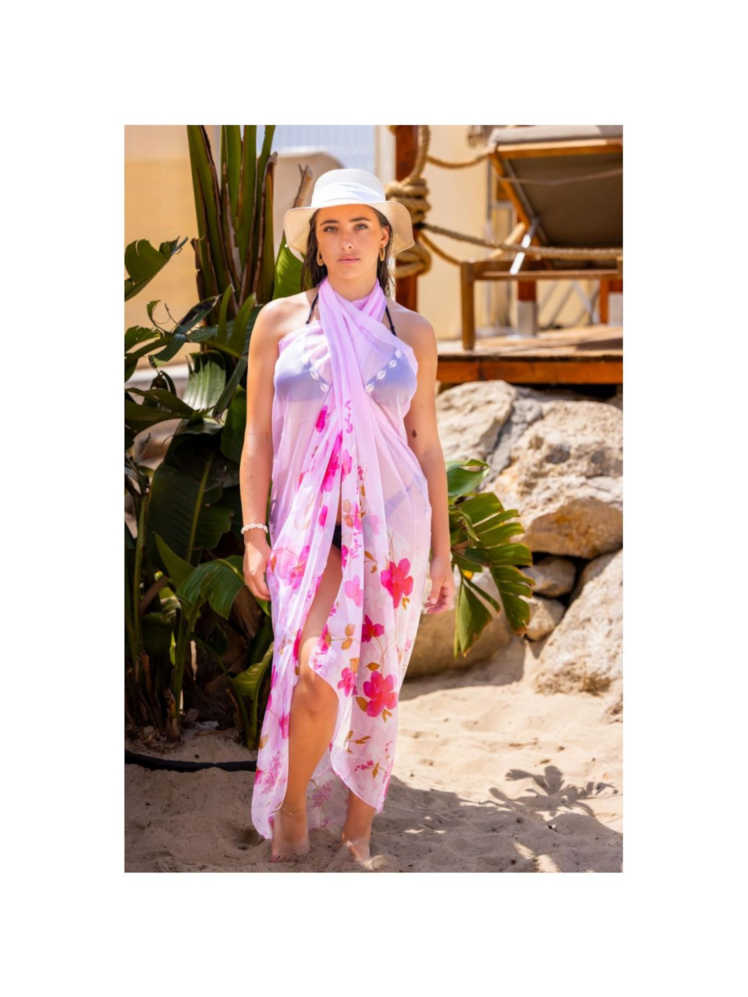 alberto cabale - Vestido de playa 'NATALIA' en rosa