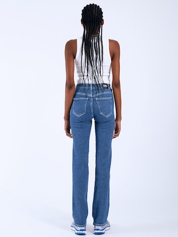 Dr. Denim Skinny Jeans 'Lexy Straight' in Blauw
