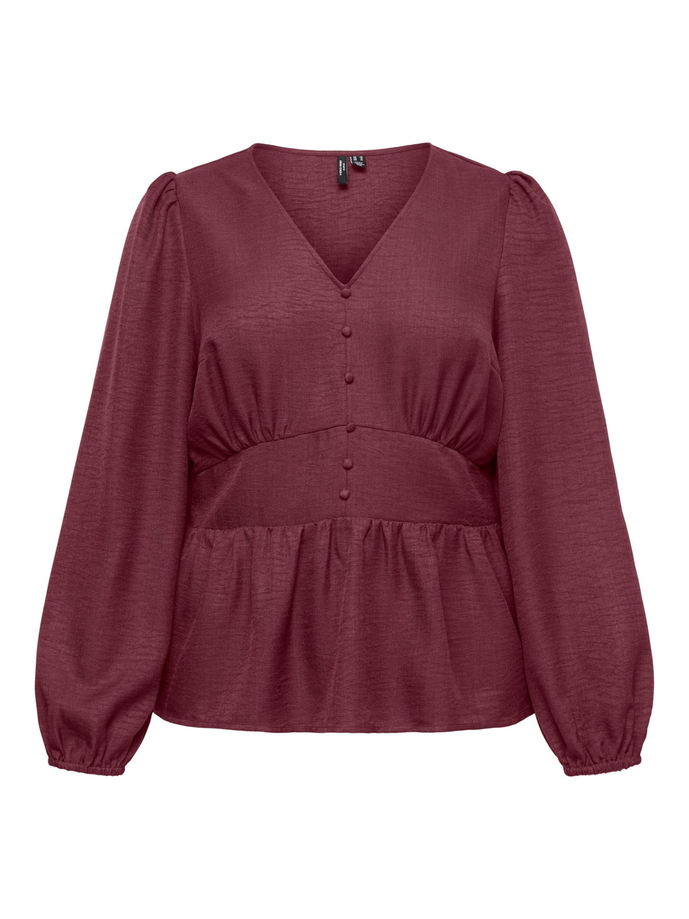 Vero Moda Curve Blouse in Red: front