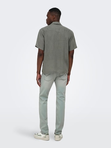 Only & Sons Comfort Fit Πουκάμισο 'ONSLAURENCE' σε γκρι