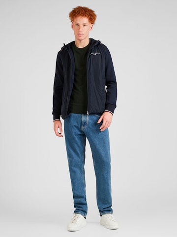 TOMMY HILFIGER Sweatjacke in Blau