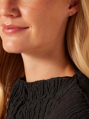 Lucardi Earrings in Gold