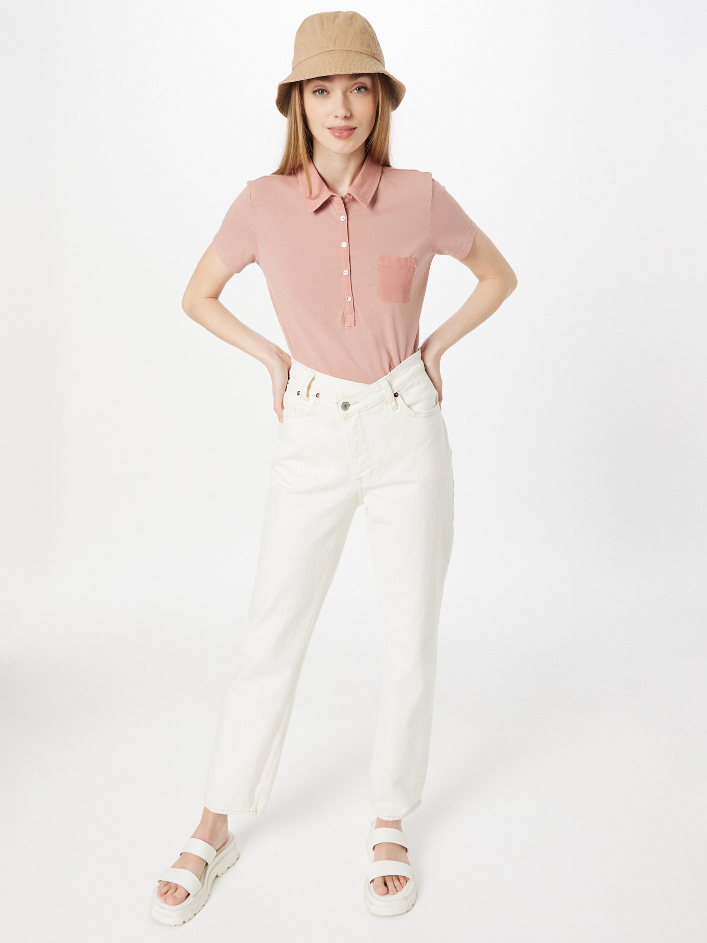 Frauen Shirts & Tops TOM TAILOR Poloshirt in Altrosa - EB54504 Frauen Shirts & Tops TOM TAILOR Poloshirt in Altrosa - EB54504