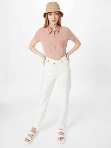 TOM TAILOR Poloshirt in Pink