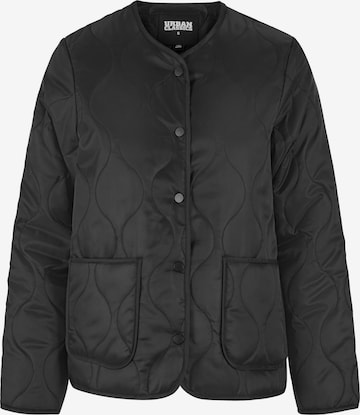 Urban Classics Välikausitakki värissä musta: etupuoli