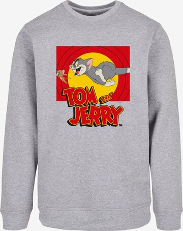 Sweat-shirt 'Tom and Jerry - Chase Scene' ABSOLUTE CULT en gris : devant