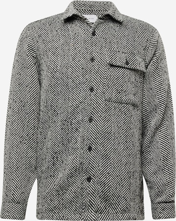 TOPMAN - Chaqueta de entretiempo en negro: frente