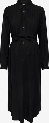 Robe-chemise 'Mama' Only Maternity en noir