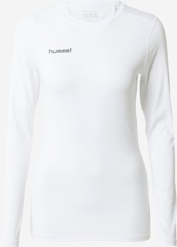 Hummel Λειτουργικό μπλουζάκι σε λευκό: μπροστά