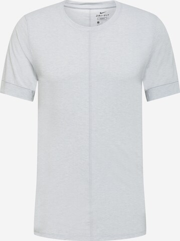 NIKE Regular Fit Sportshirt in Grau: predná strana