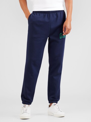 GAP Tapered Broek in Blauw: voorkant