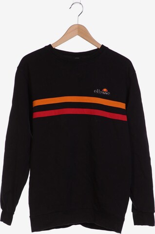 ELLESSE Sweatshirt & Zip-Up Hoodie in S in Black: front