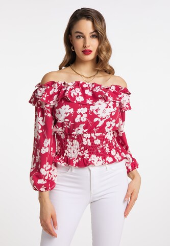 faina Bluse in Rot