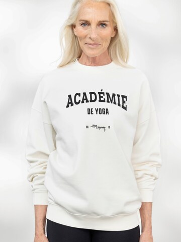 Hey Honey - Sudadera 'Academie' en blanco: frente