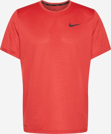 NIKE - Camiseta funcional 'Pro' en rojo: frente