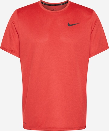 Tricou funcțional 'Pro' de la NIKE pe roșu: față