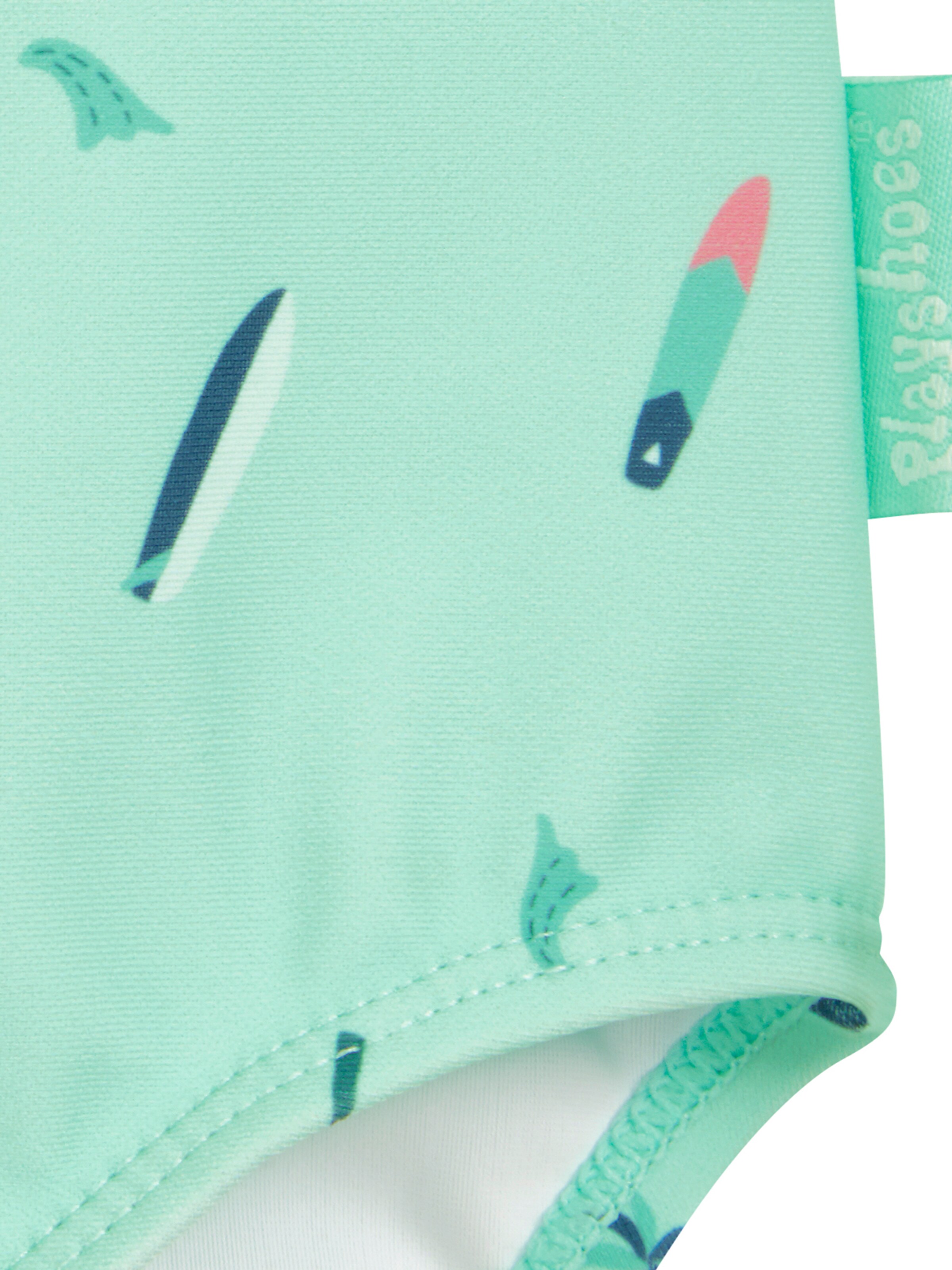 Maillot de bain 'Surfbrett Palme' PLAYSHOES en vert