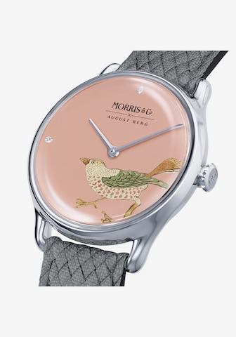 August Berg Analoog horloge 'Morris & Co' in Grijs