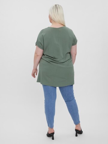 T-shirt 'Bicca' Vero Moda Curve en vert