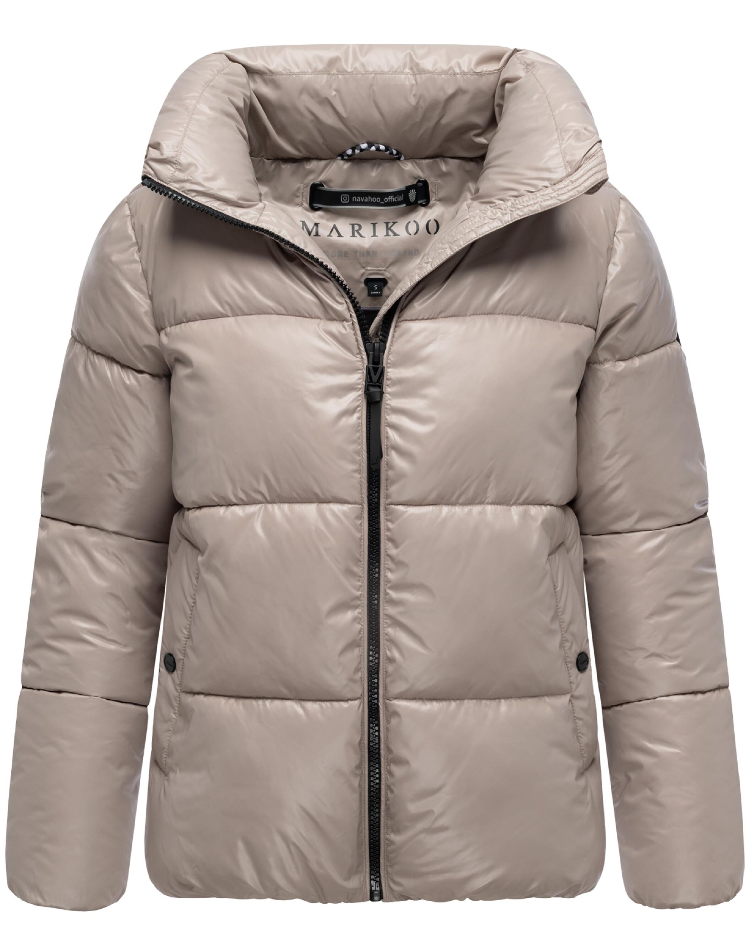 MARIKOO Winter Jacket 'Hazalee 16' in Beige