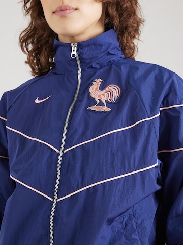 Geacă sport 'FFF' de la NIKE pe albastru
