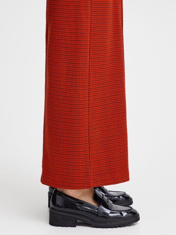 Wide Leg Pantalon 'KATE' ICHI en rouge