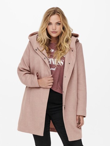 Manteau mi-saison 'SEDONA' ONLY Carmakoma en rose : devant