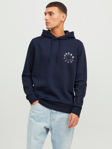 JACK & JONES Sweatshirt 'Warrior' in Blau