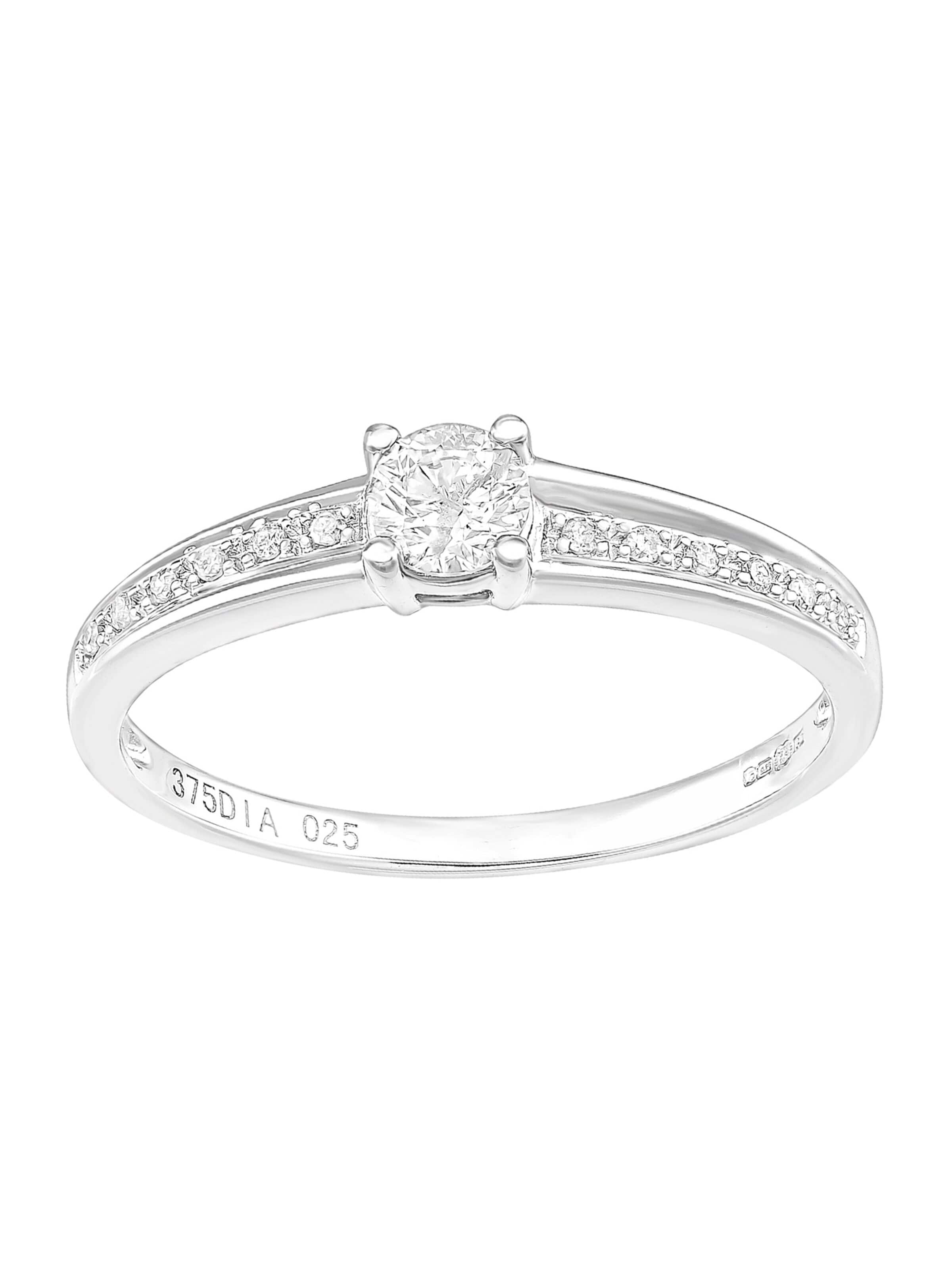 DIAMANT LETERNEL Ring in Silver: front
