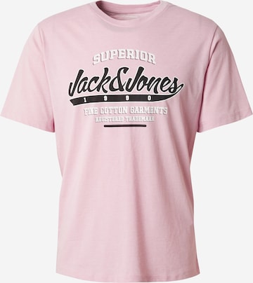 JACK & JONES T-Shirt in Pink: Vorderseite