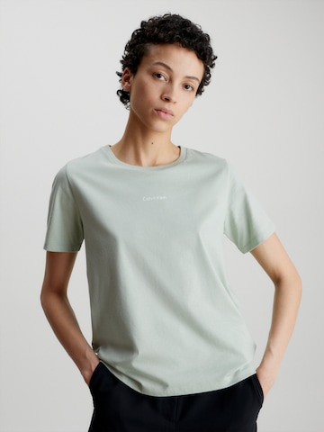 T-shirt Calvin Klein en gris : devant