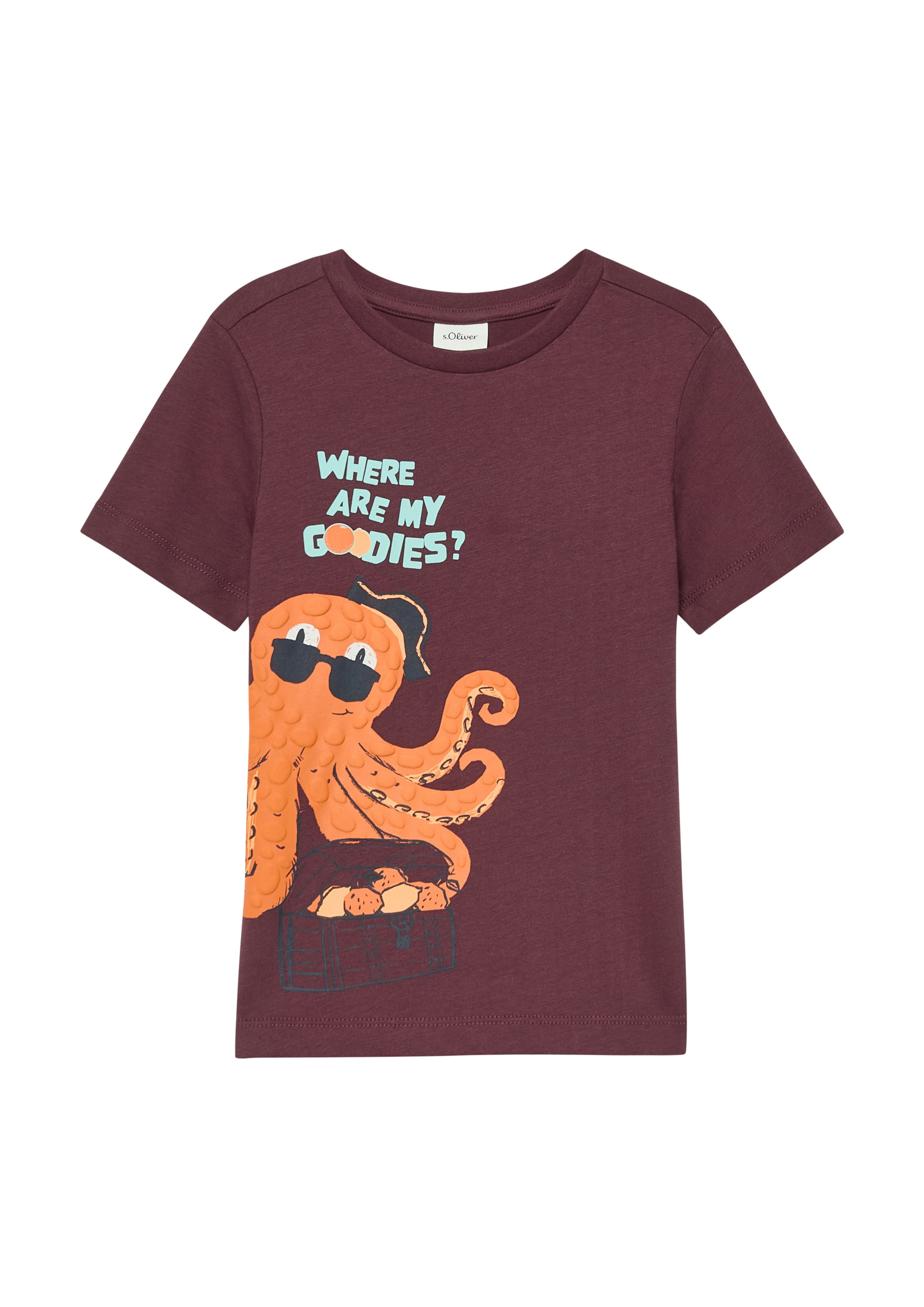 s.Oliver Shirt in Rood: voorkant