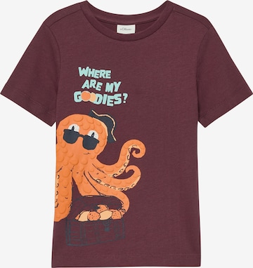 T-Shirt s.Oliver en rouge : devant