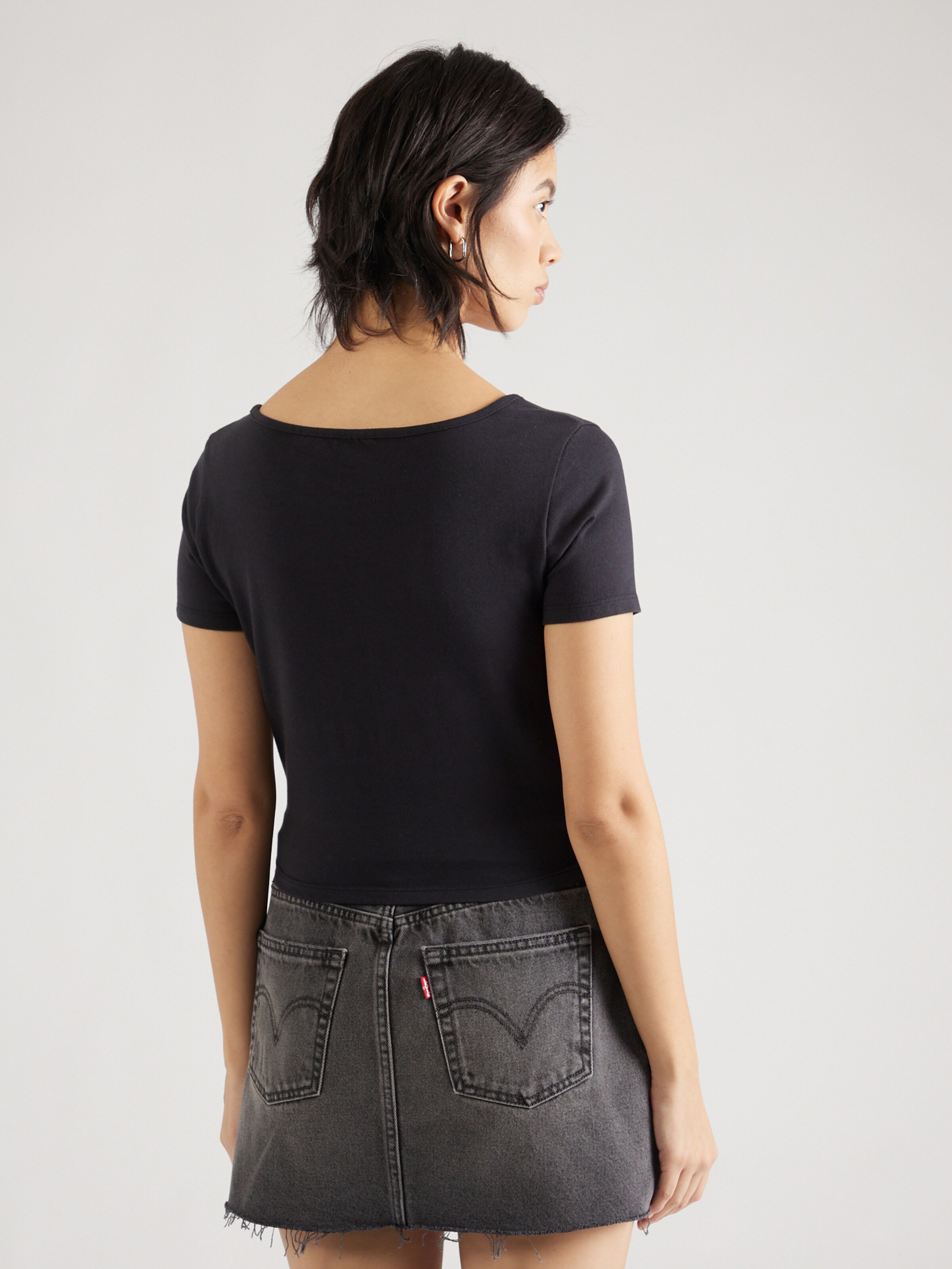 LEVI S Shirt Mars Corset Tee in Black ABOUT YOU