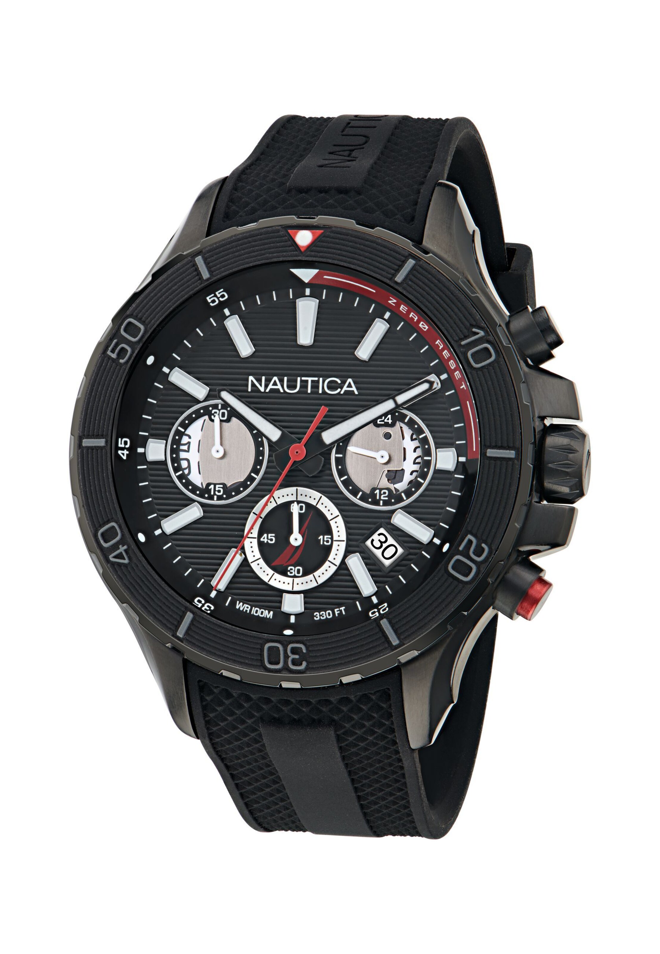 Montre à affichage analogique 'NST' NAUTICA en noir : devant