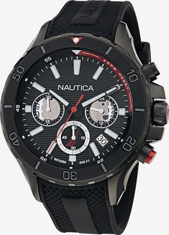 Orologio analogico 'NST' di NAUTICA in nero: frontale
