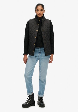 Superdry & Co Bodywarmer 'Estate Country' in Zwart
