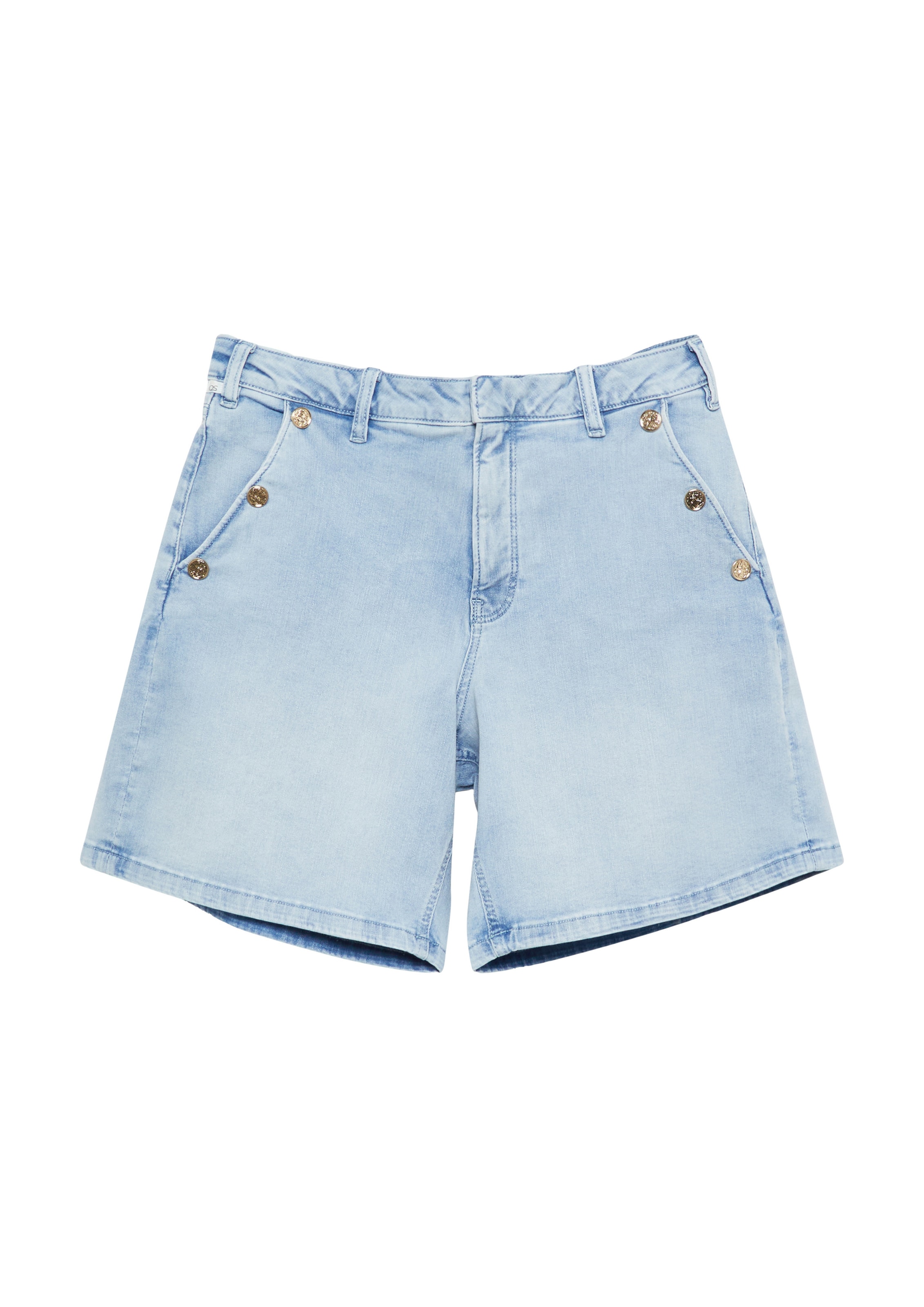 QS Regular Shorts in Blau: Vorderseite
