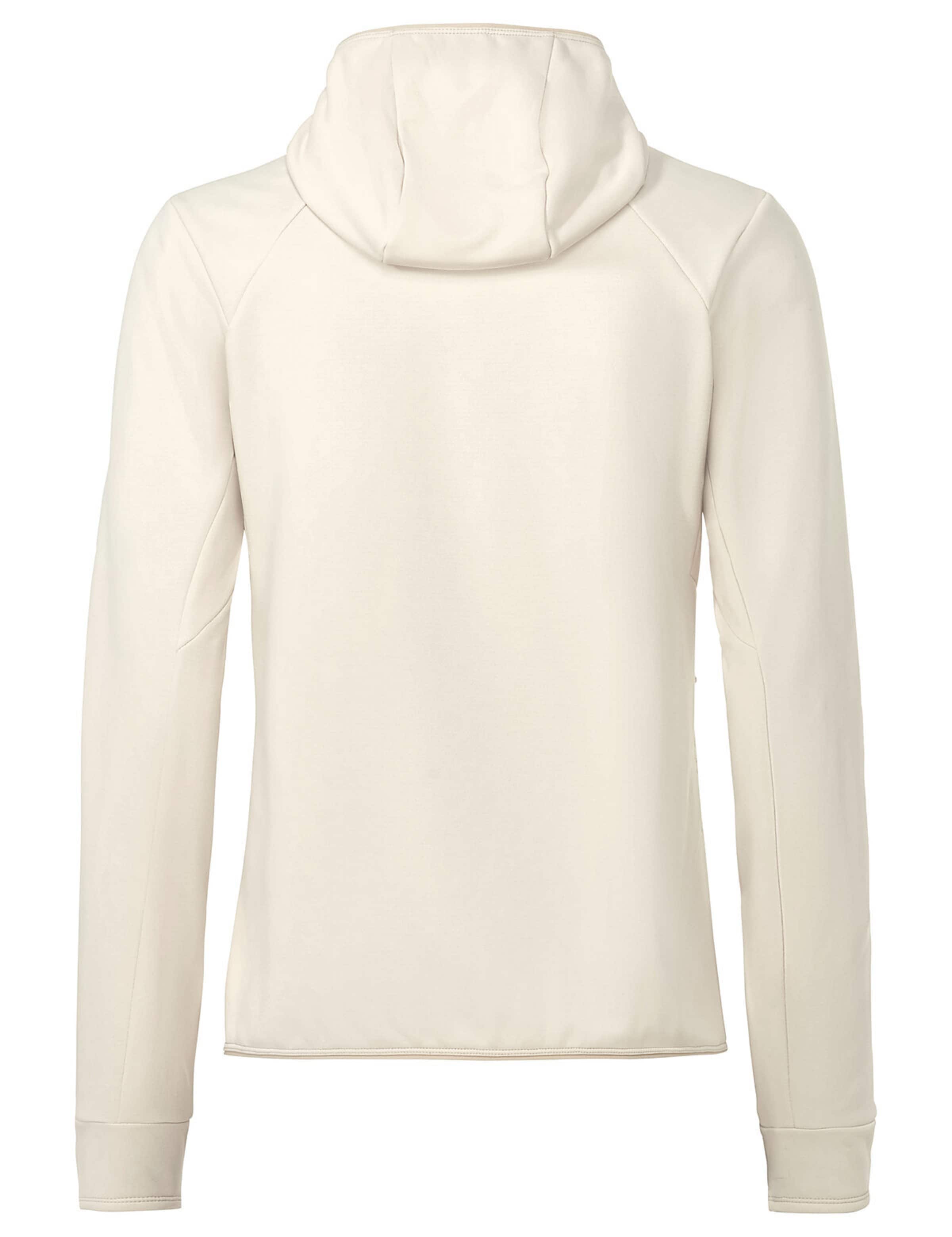 VAUDE Athletic fleece jacket 'Monviso III' in Beige