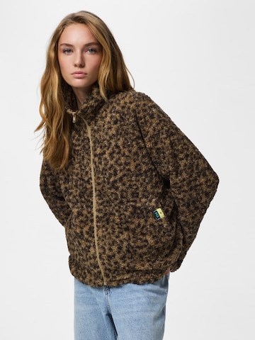 PIECES Jacke 'PCKATTY' in Braun: Vorderseite