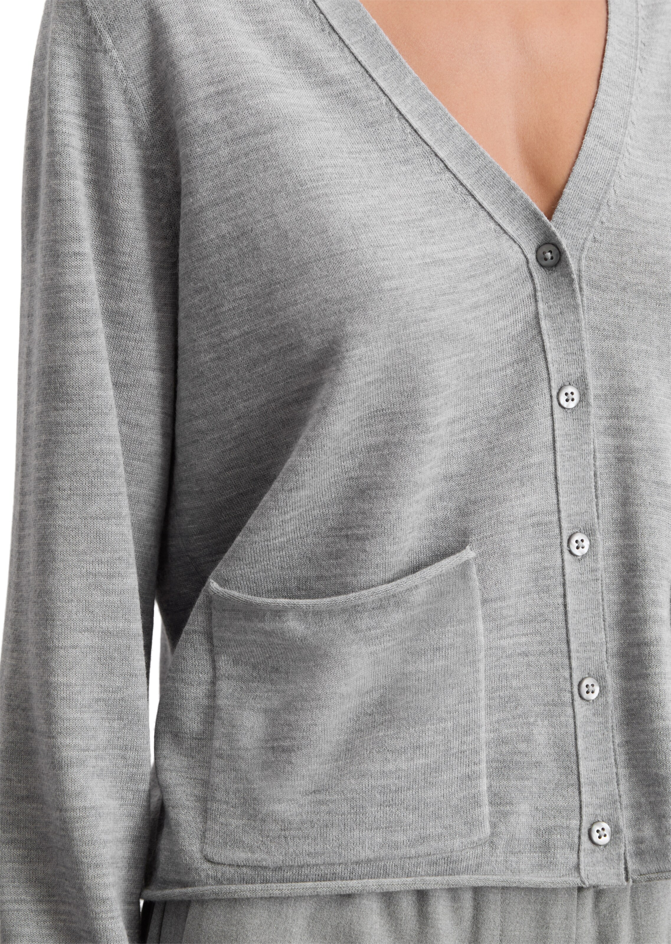 Marc O'Polo Knit cardigan in Grey