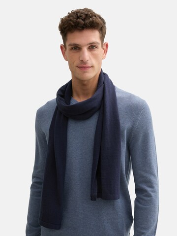 TOM TAILOR Sjaal in Blauw: voorkant