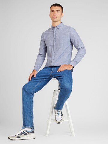 BURTON MENSWEAR LONDON Regular fit Button Up Shirt in Blue