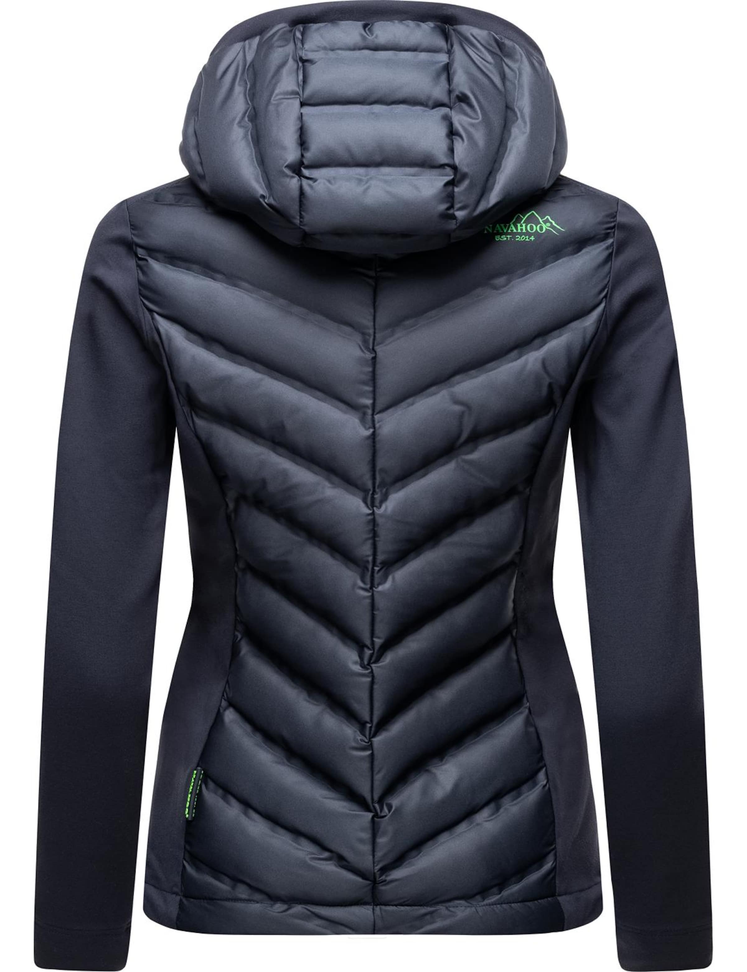 NAVAHOO Välikausitakki 'Nimm Mich Mit' värissä sininen